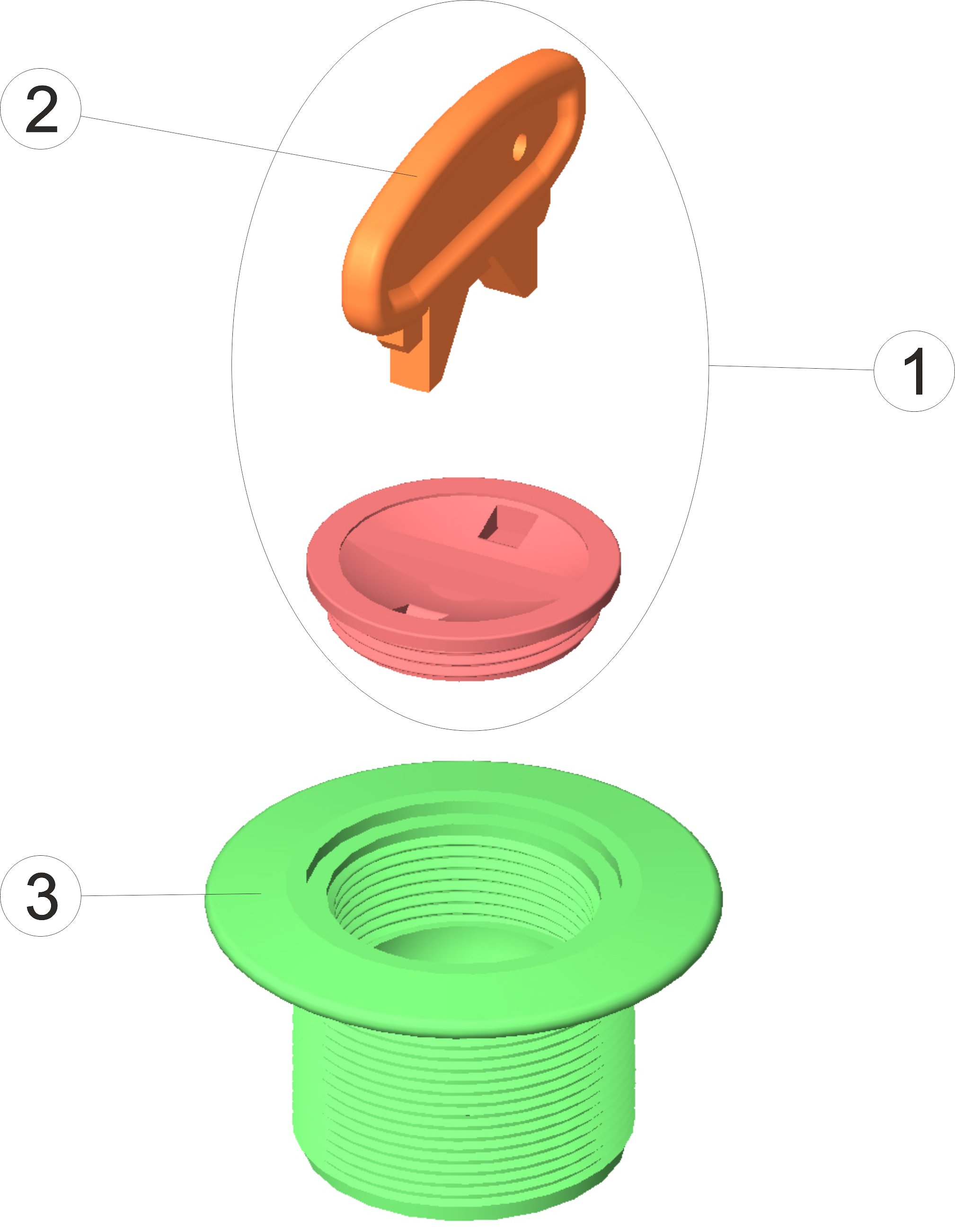 BOQUILLA ASPIRACION TAPON ROSCA