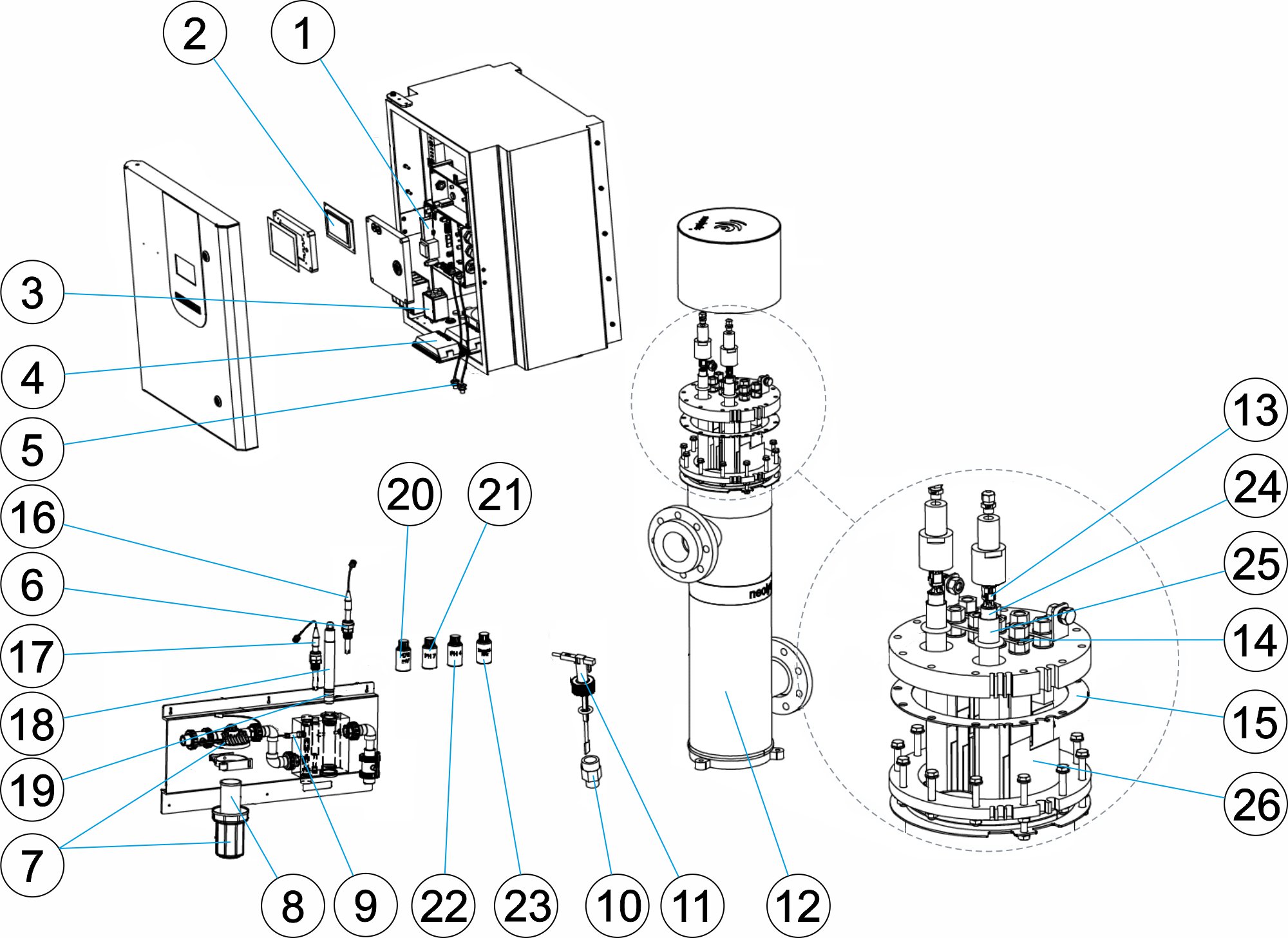 SISTEMA NEOLISYS PISCINA COMMERCIAL NEO 180 PH/ORP