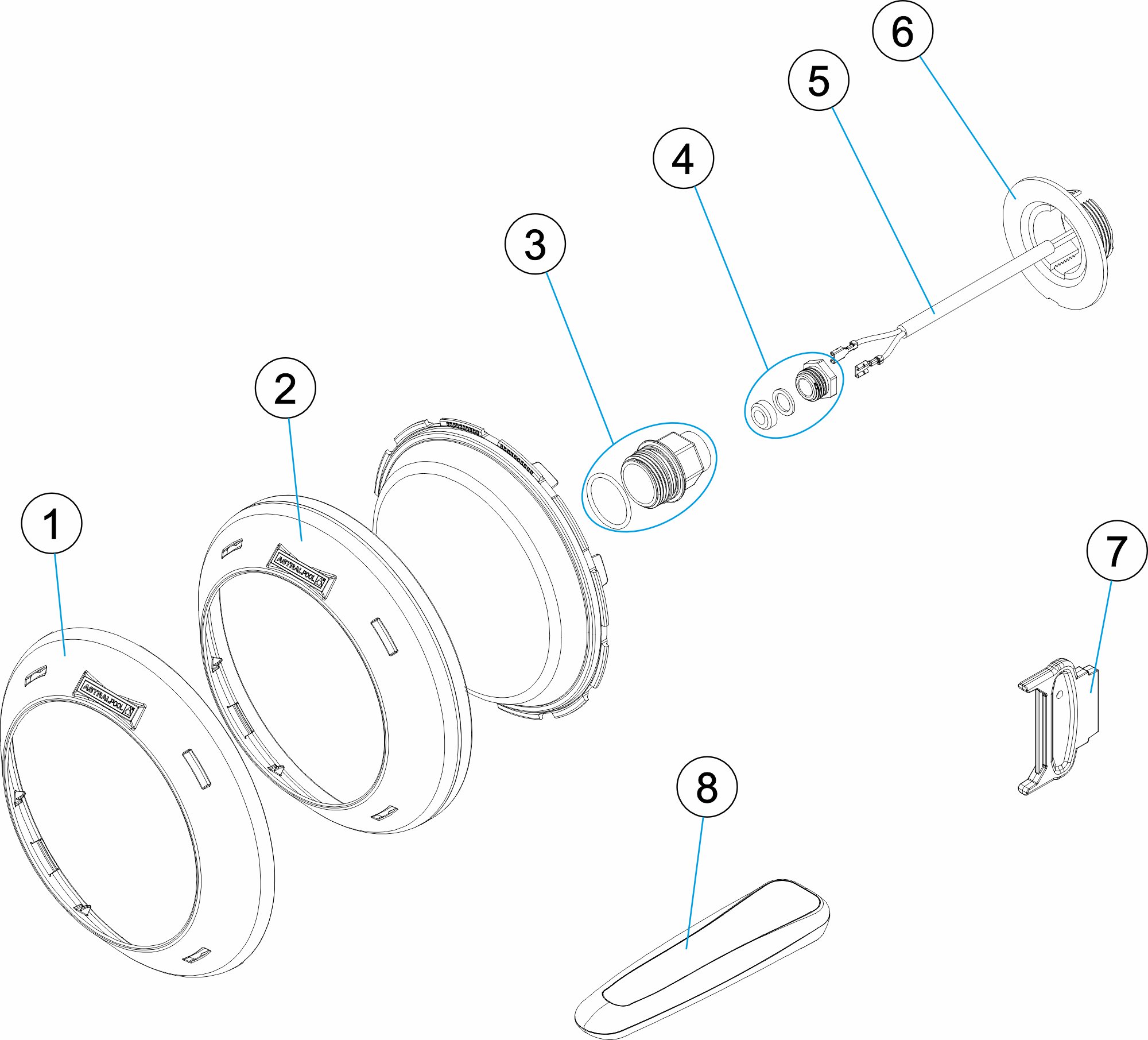 LUMIPLUS RAPID WI RGB PROJECTOR KIT2
