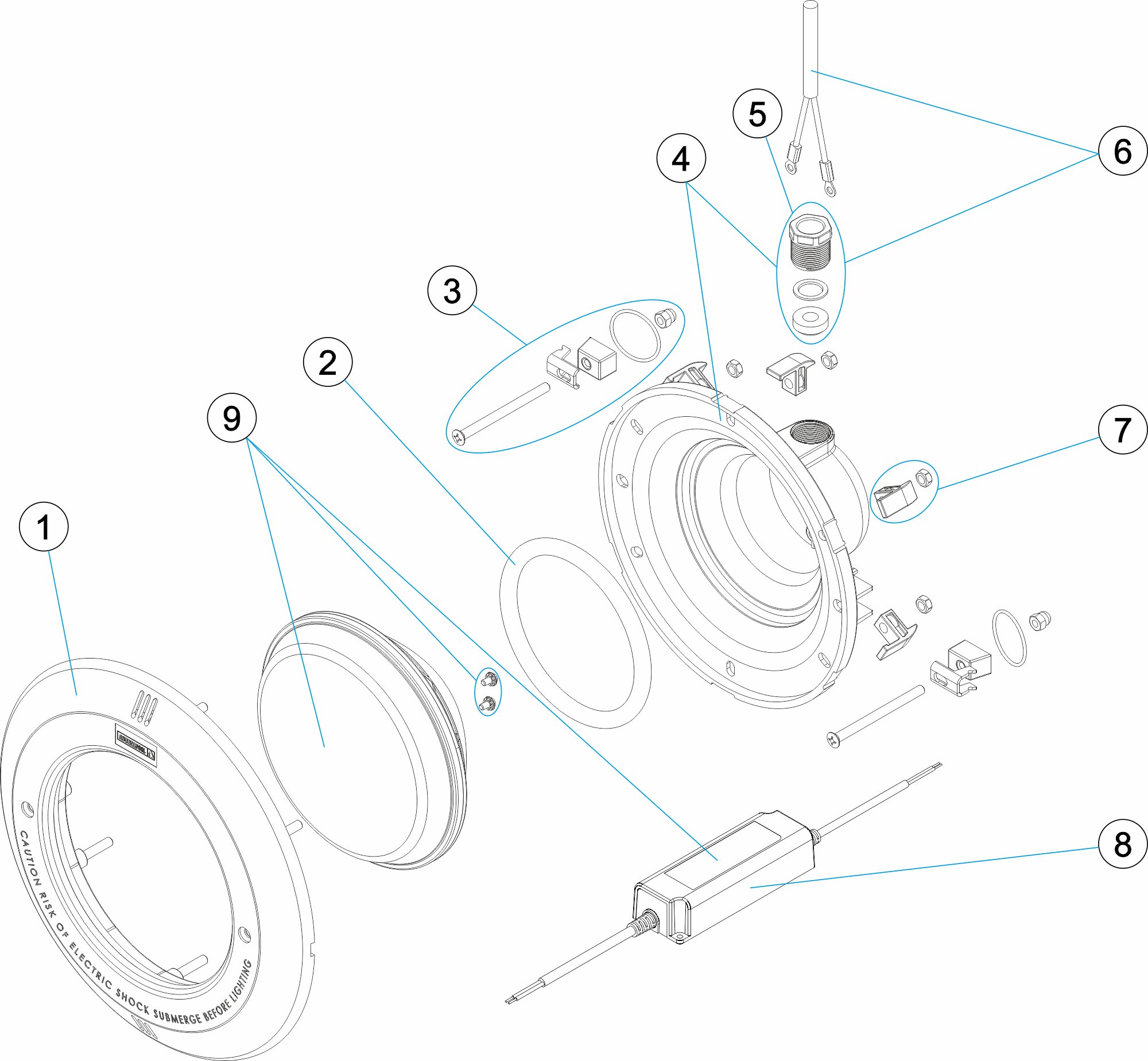 PROYECTOR SERIE STANDAR CON LAMPARA DE LEDS