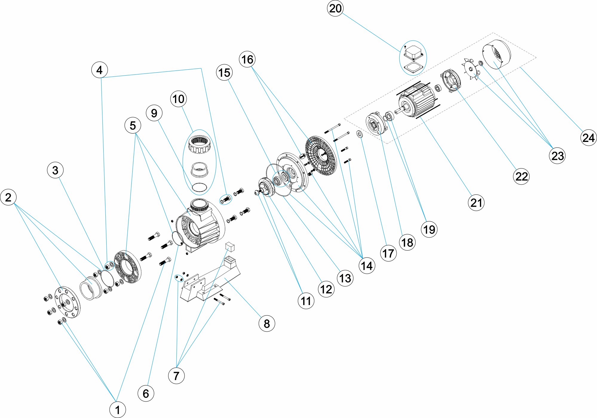 BOMBA SHARK CONTRAC. IMPUL. VERTICAL 4,5 III