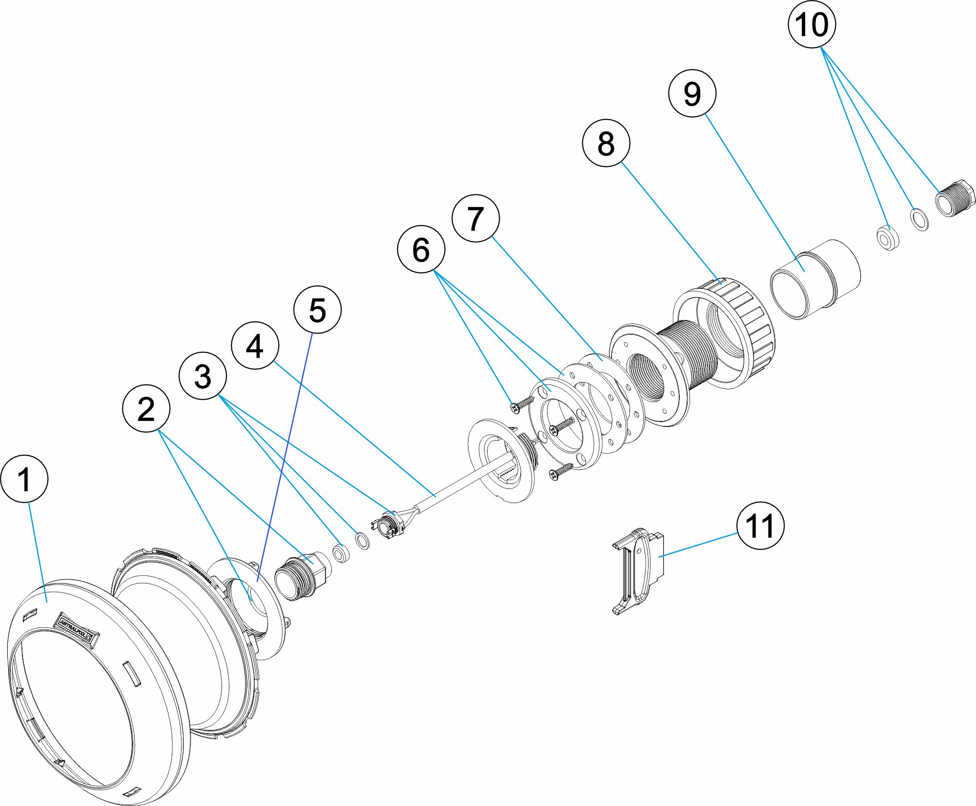 PROYECTOR LED LUMIPLUS RAPID W BOQUILLA