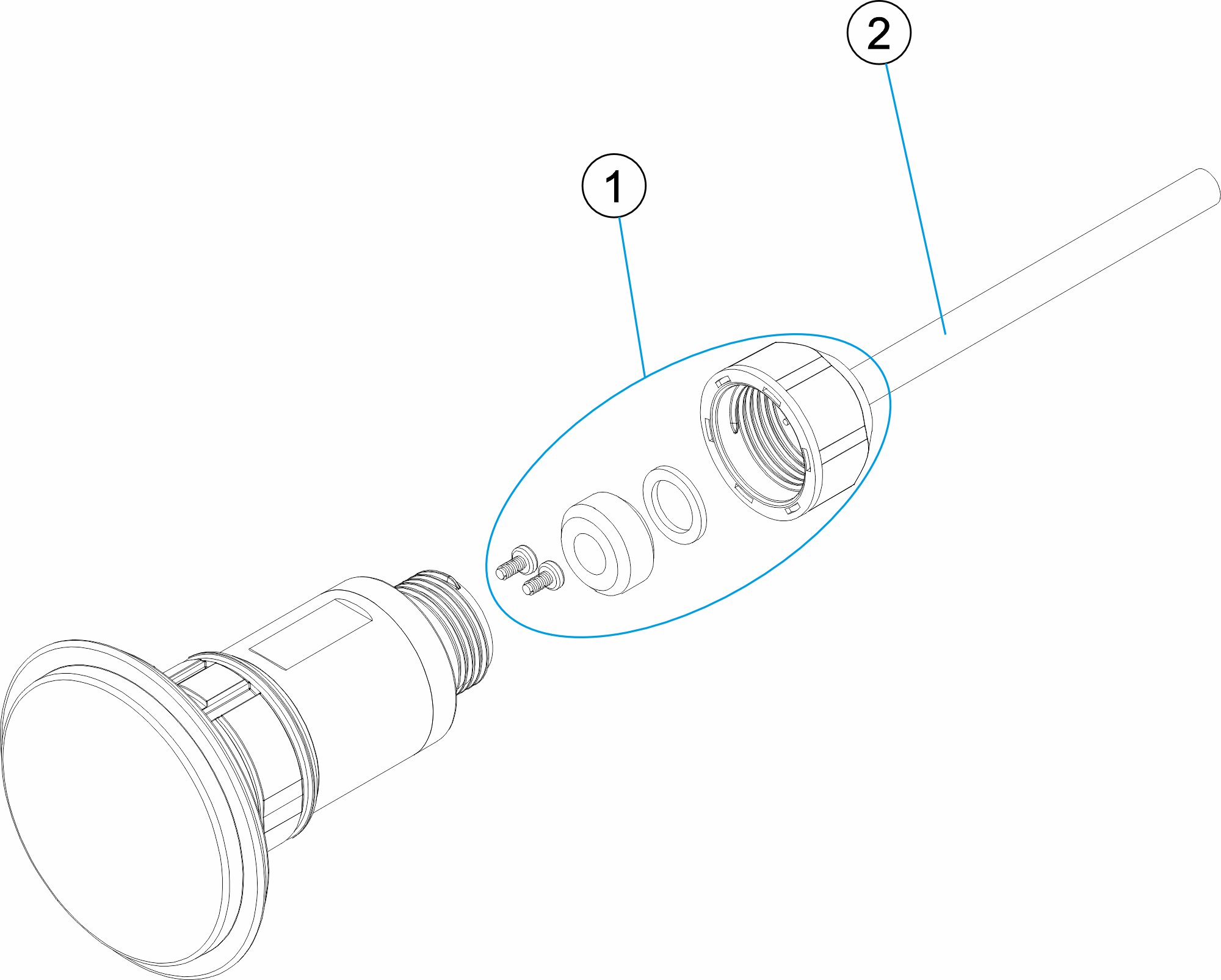 LUMIPLUS FLEXIMINI WALL CONN. RGBW
