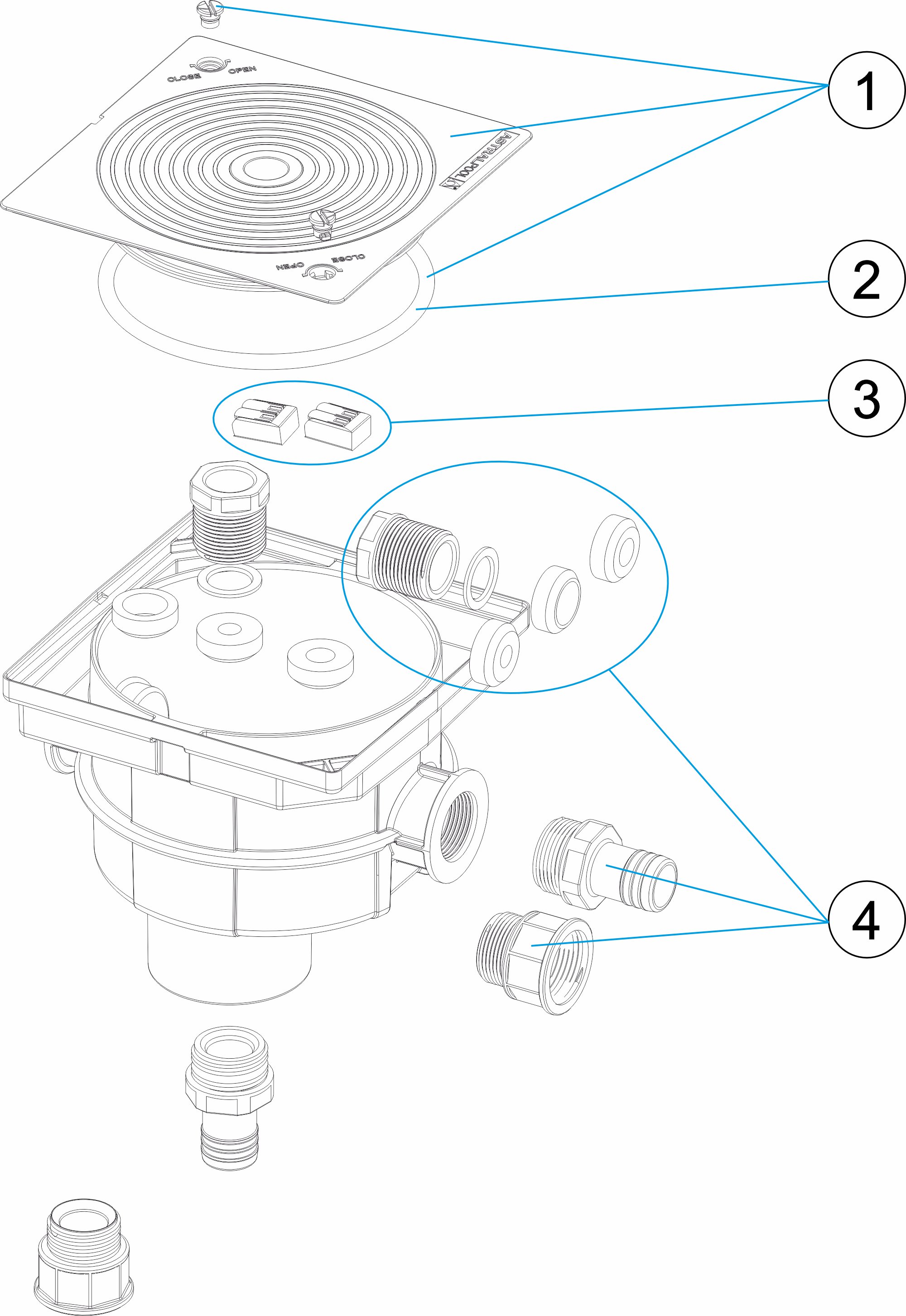 CAJA CONEXIONES UNIK ANTRACITA