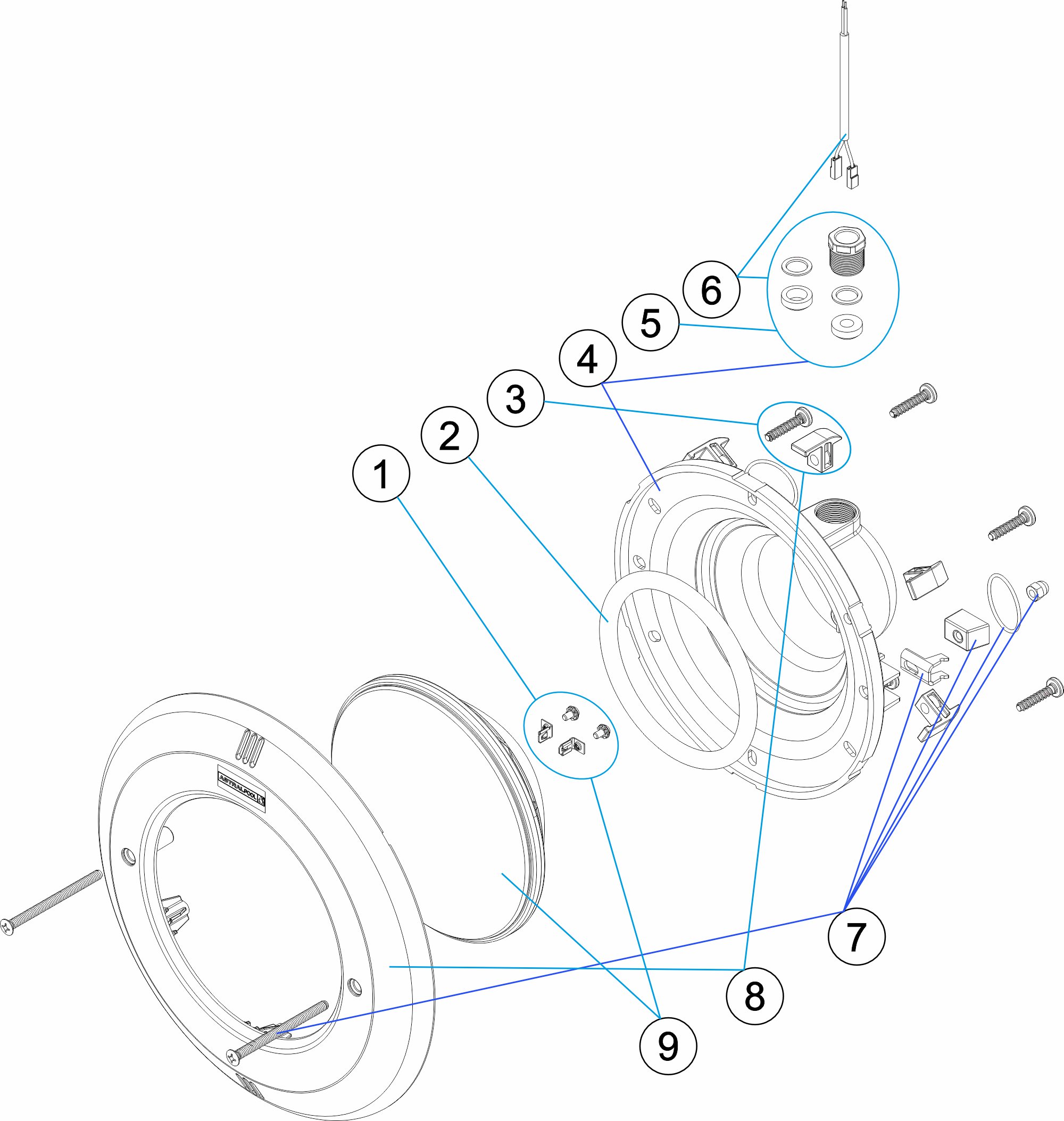 PROYECTOR LED BEIGE ESSENTIAL W
