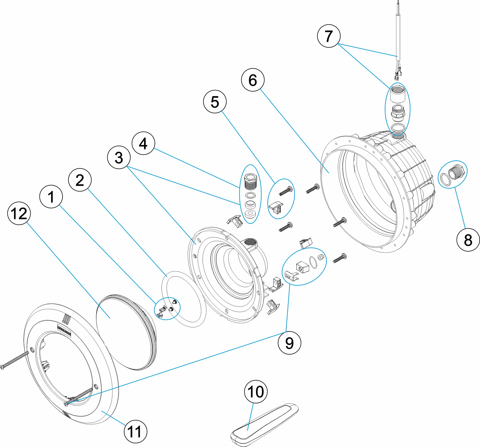 PROYECTOR LED STANDARD ESSENTIAL WIR CON MANDO