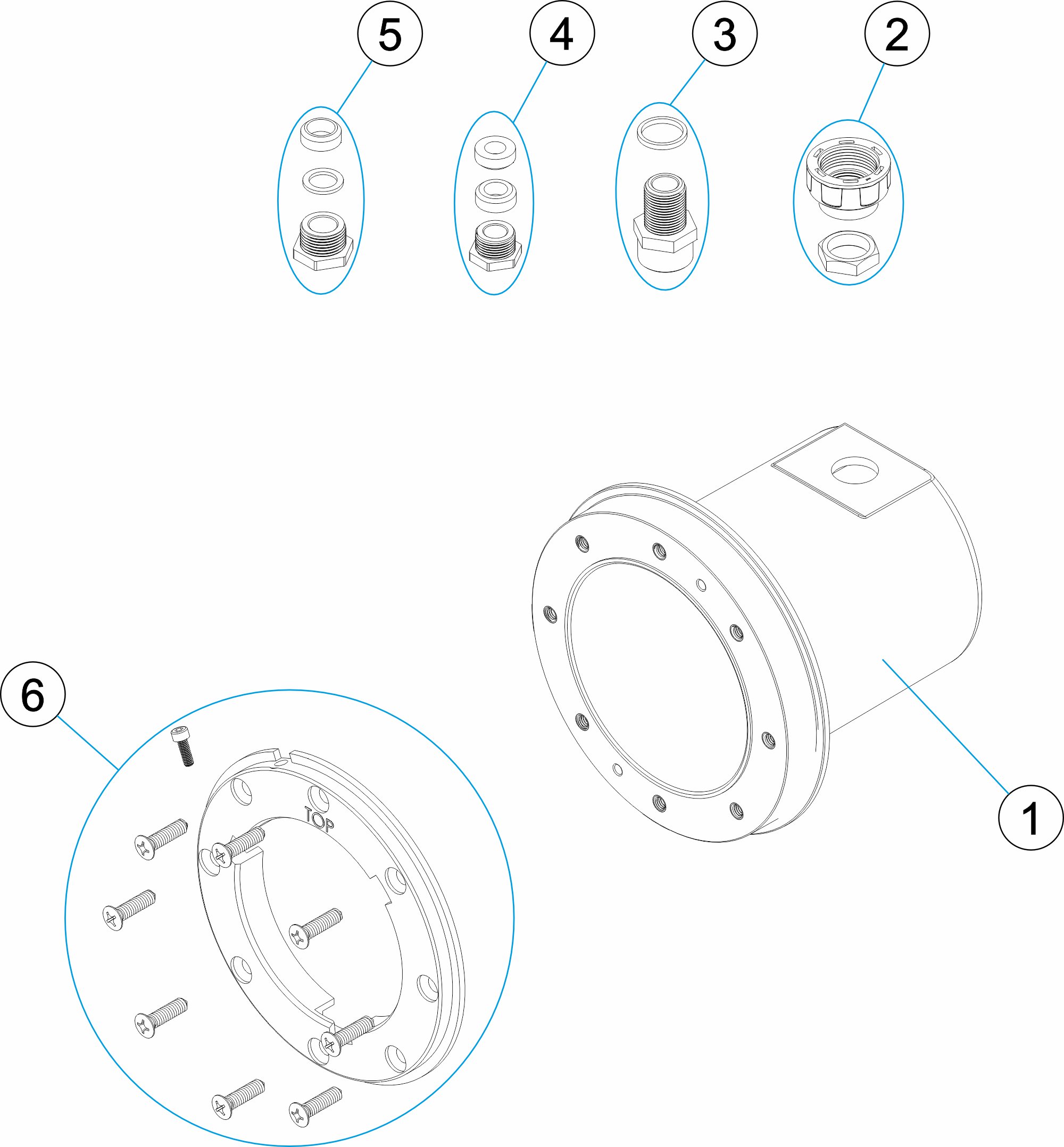 NICHO PROYECTOR MINI PISCINA HORMIGON - PREFABRICADA - PANELES