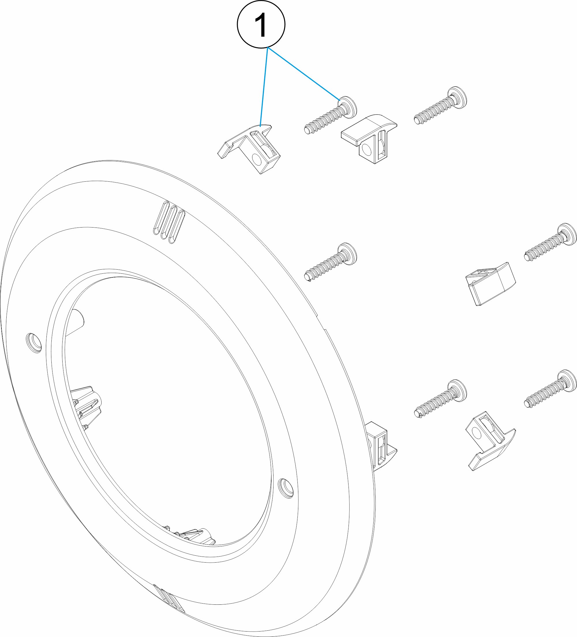 EMBELLECEDOR PROYECTOR ANÓNIMO ANTRACITA