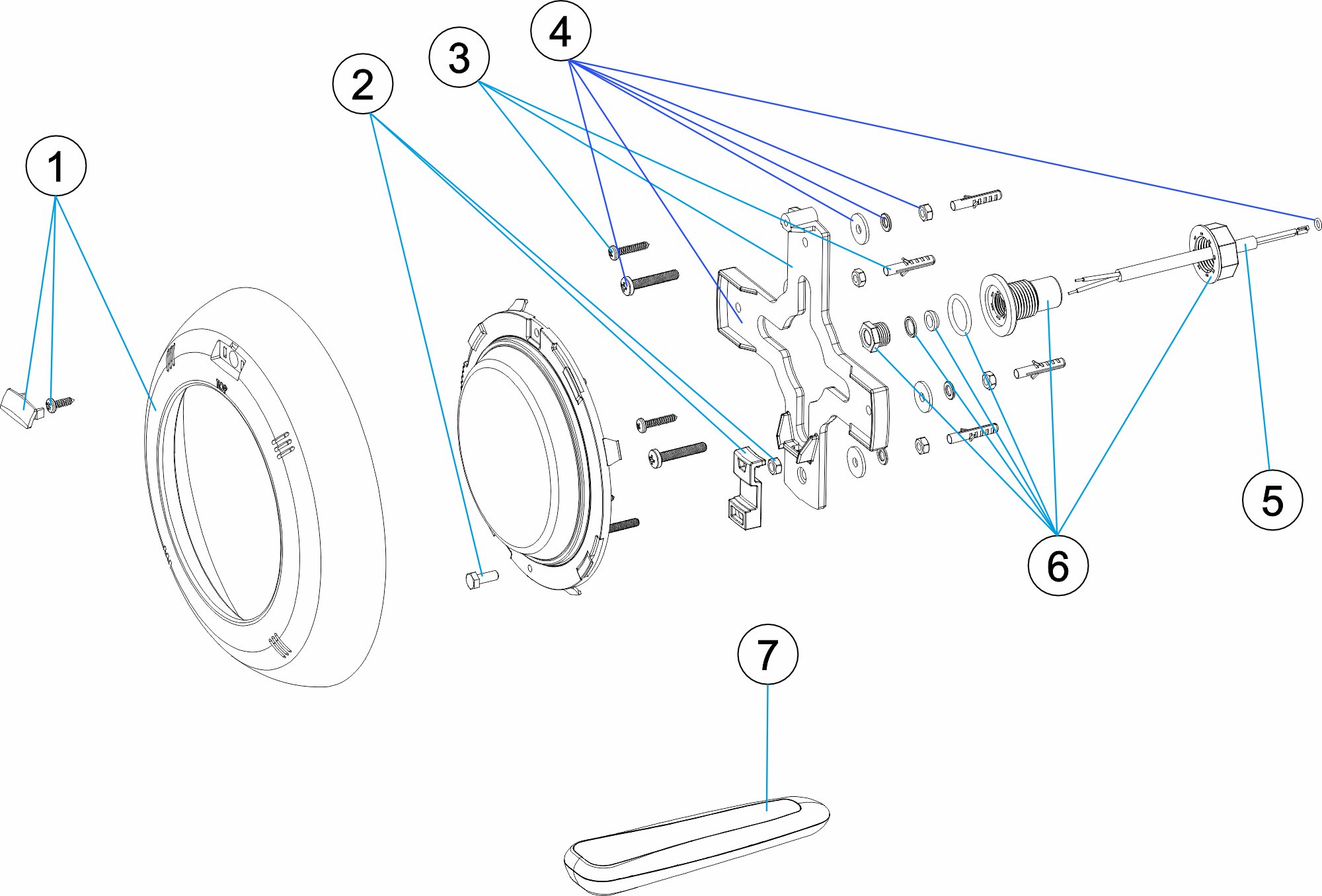 PROYECTOR LED SLIM ESSENTIAL WIR BARACUDA