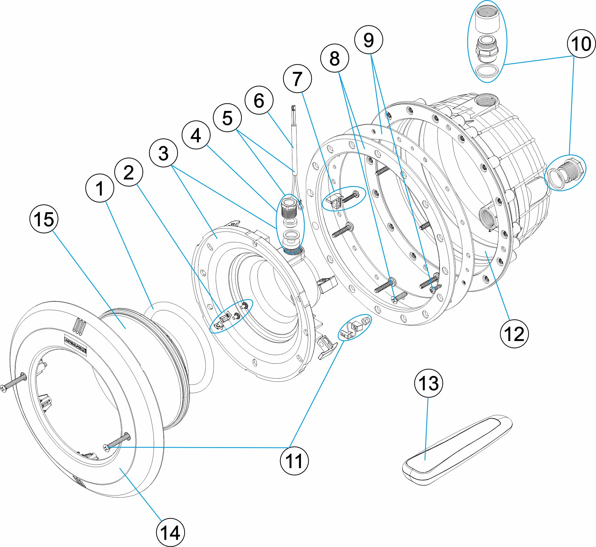 LED PROJECTOR STANDARD ESSENTIAL WIR LINER WITH REMOTE
